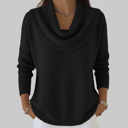Angeline | Soft Cowl Neck Sweater