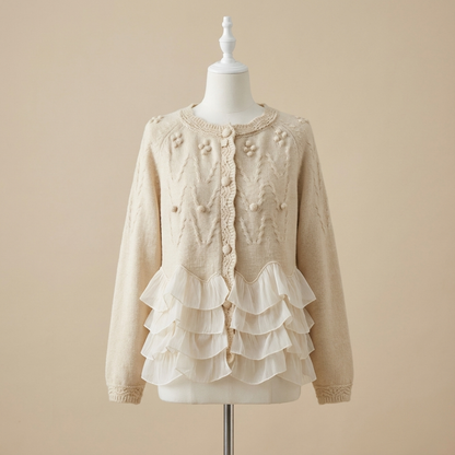 Natalie Ruffle Cardigan™