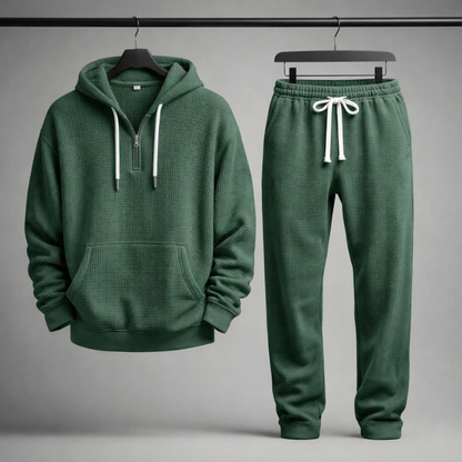 Hudson Waffle-Knit Set