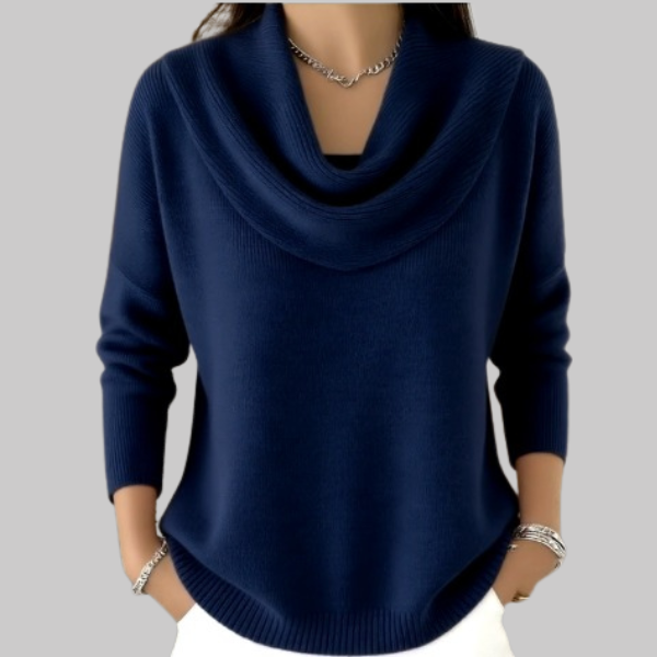 Angeline | Soft Cowl Neck Sweater