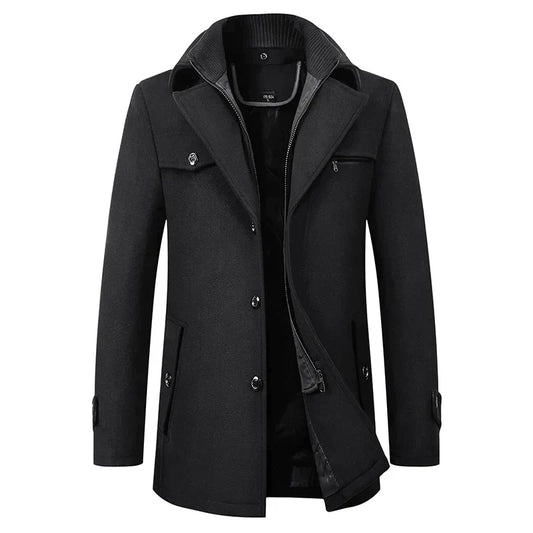 Men’s Water-Repellent Winter Coat | Smart Jacket with Hood and Everyday Styling