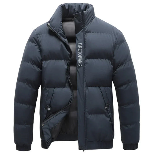 Men's Winter Jacket with Collar | BOS