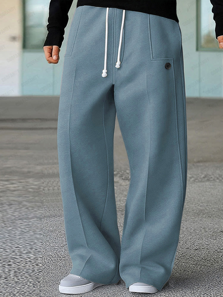 Comfy Sporty Wide Leg Pants